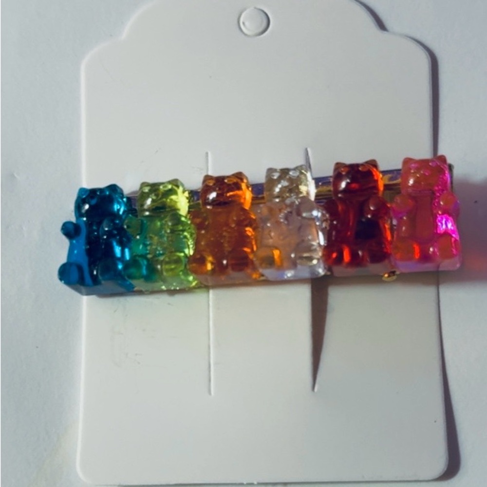Colorful Bear Hair Clip for Kids